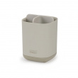 Tandborstmugg för eltandborstar, EASY STORE ECRU, 9 x 9 x H 12,7 cm, Joseph Joseph, Grå-Beige Tandborstmugg för eltandborstar, EASY STORE ECRU, 9 x 9 x H 12,7 cm, Joseph Joseph, Grå-Beige