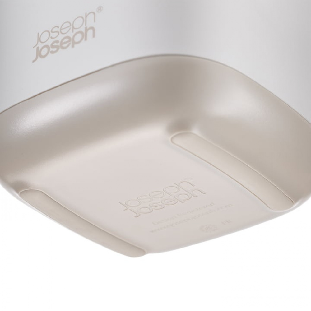 Tandborstmugg för eltandborstar, EASY STORE ECRU, 9 x 9 x H 12,7 cm, Joseph Joseph, Grå-Beige i gruppen Förvaring / Badrumsförvaring hos SmartaSaker.se (42938)