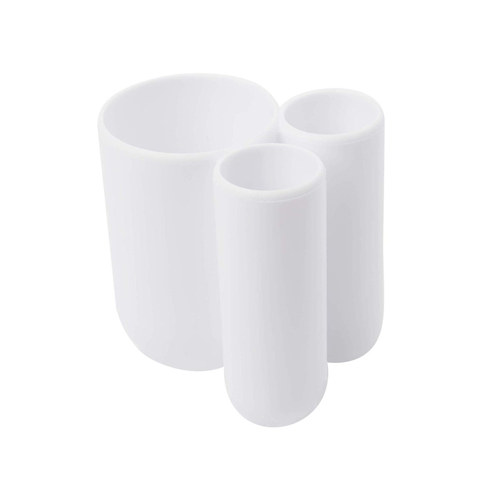 Tandbortsmugg / Pennkopp, TOUCH, 10 x 8 x H 10 cm, Umbra, vit i gruppen Förvaring / Badrumsförvaring hos SmartaSaker.se (42942)