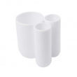 Tandbortsmugg / Pennkopp, TOUCH, 10 x 8 x H 10 cm, Umbra, vit Tandbortsmugg / Pennkopp, TOUCH, 10 x 8 x H 10 cm, Umbra, vit