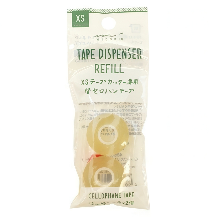 Tejprullar till minitejphållare, 2 st, MIDORI TAPE REFILL XS, Klar i gruppen Förvaring / Kontorsmaterial hos SmartaSaker.se (42947)
