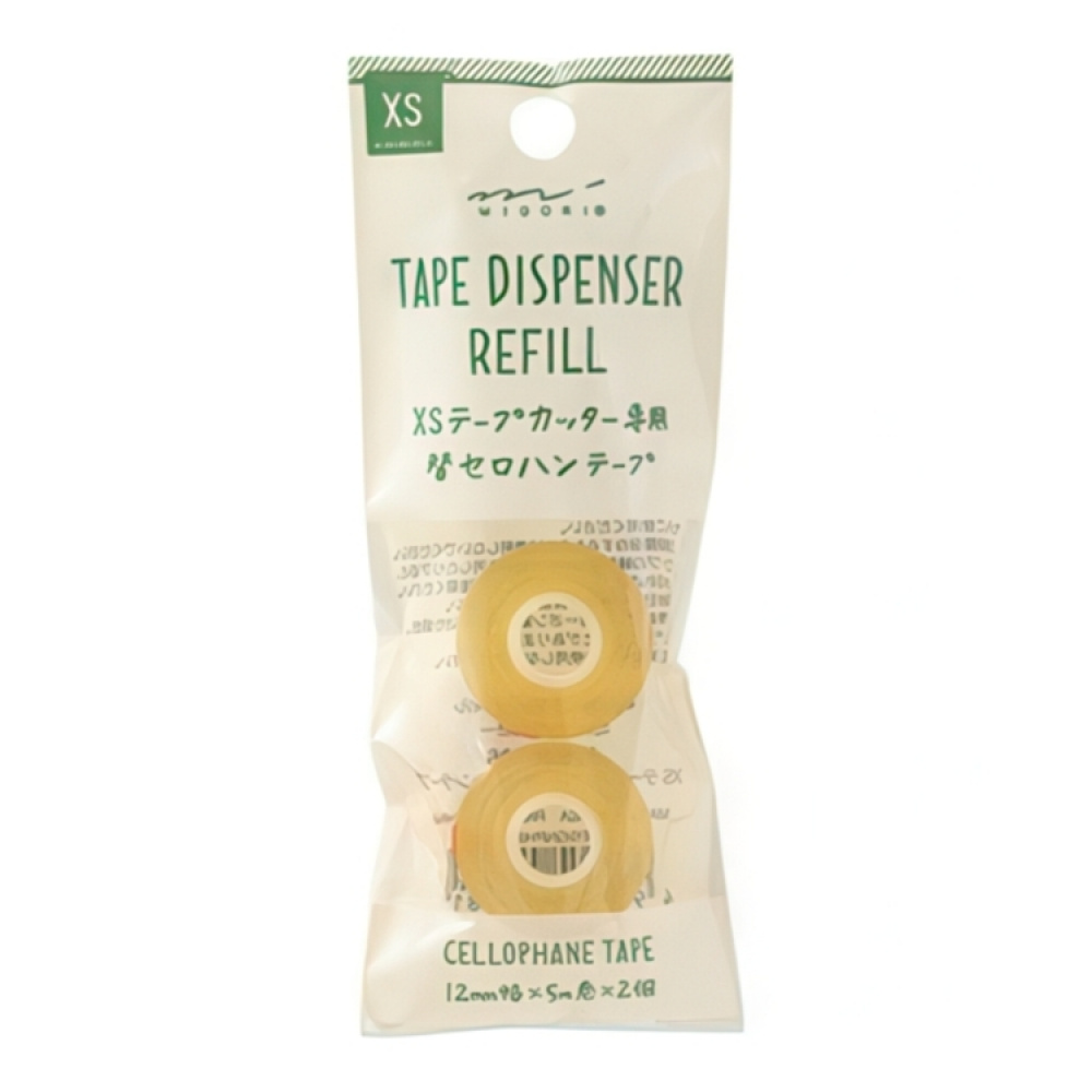 Tejprullar till minitejphållare, 2 st, MIDORI TAPE REFILL XS, Klar i gruppen Förvaring / Kontorsmaterial hos SmartaSaker.se (42947)