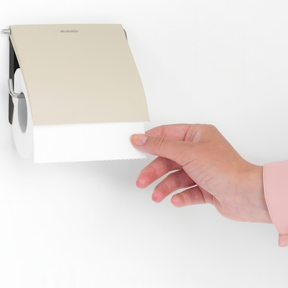 Toalettpappershållare, Självhäftande / Väggfast, BRABANTIA RENEW i gruppen Förvaring / Badrumsförvaring hos SmartaSaker.se (42961)