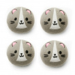 Torkbollar av ull till torktumlaren, 4 st, WOOL CAT DRYER BUDDIES, Ø 7 cm, Grå Torkbollar av ull till torktumlaren, 4 st, WOOL CAT DRYER BUDDIES, Ø 7 cm, Grå