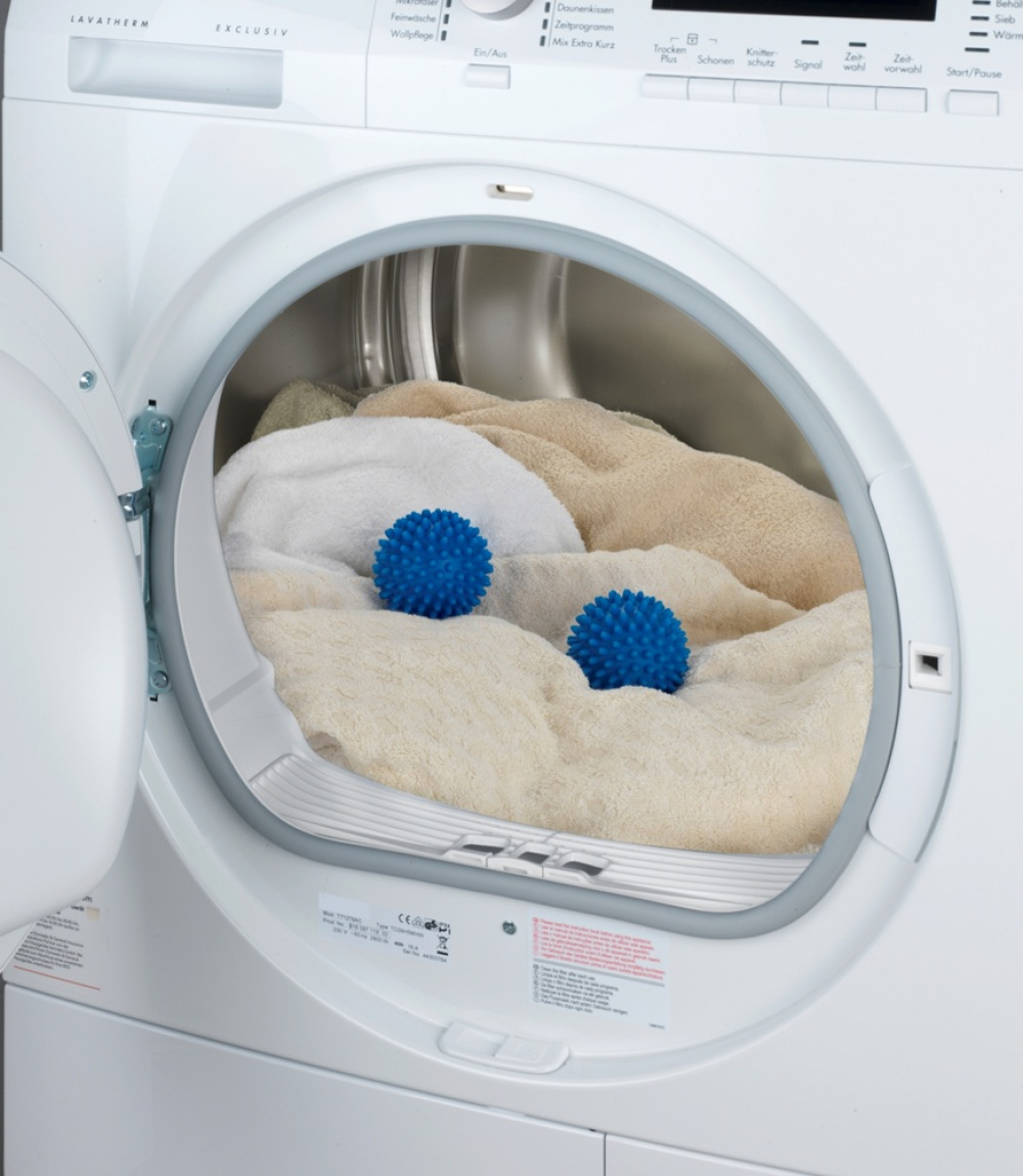 Torkbollar till torktumlaren, 2 st, DRYER BALLS, Ã˜ 7 cm, Blå i gruppen Förvaring / Tvätt och tork hos SmartaSaker.se (42972)