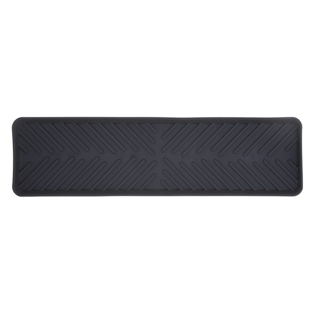 Torkmatta med kanter, Långsmal, SLIM DRAINING MAT, 40,5 x 10,5 cm, Mörkgrå i gruppen Förvaring / Köksförvaring / Diskställ och diskbänk hos SmartaSaker.se (42977)
