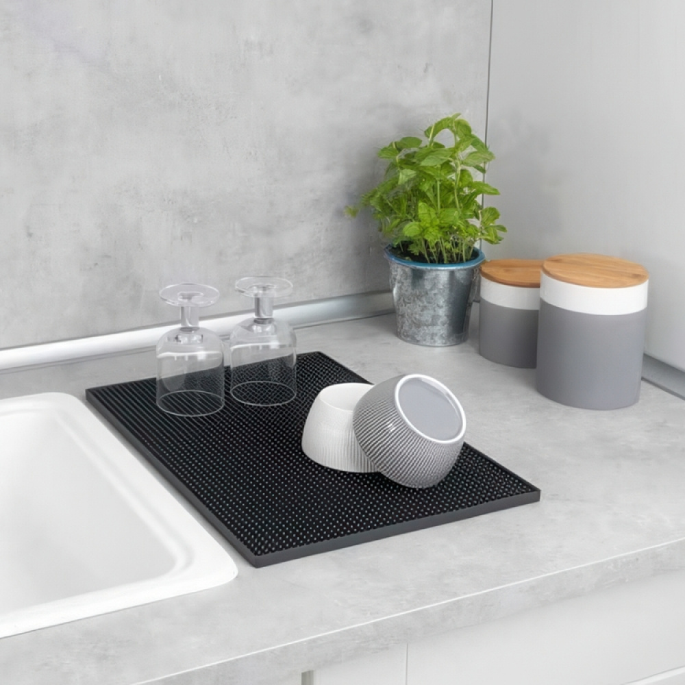 Torkmatta med piggstruktur, CLASSIC DRAIN MAT, 40 x 30 cm i gruppen Förvaring / Köksförvaring / Diskställ och diskbänk hos SmartaSaker.se (42978)