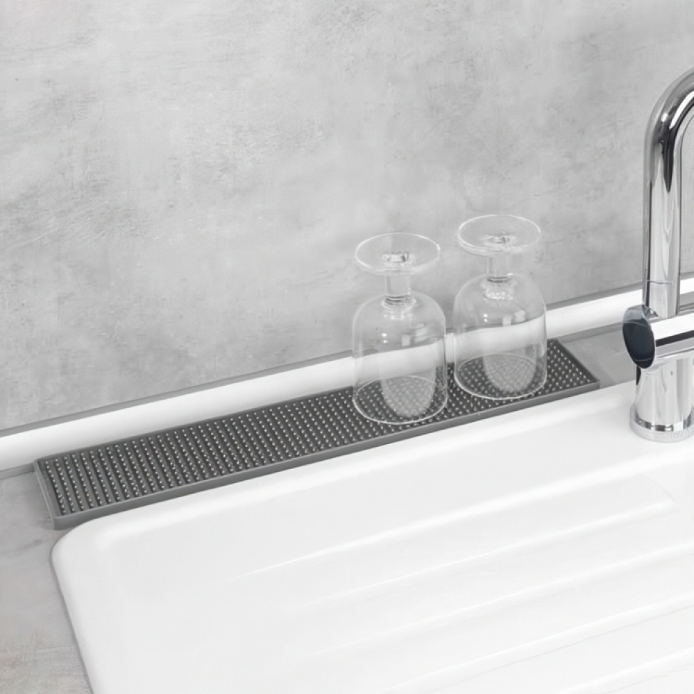 Torkmatta, Långsmal, CLASSIC DRAIN MAT SLIM, 42 x 8 cm i gruppen Förvaring / Köksförvaring / Diskställ och diskbänk hos SmartaSaker.se (42979)