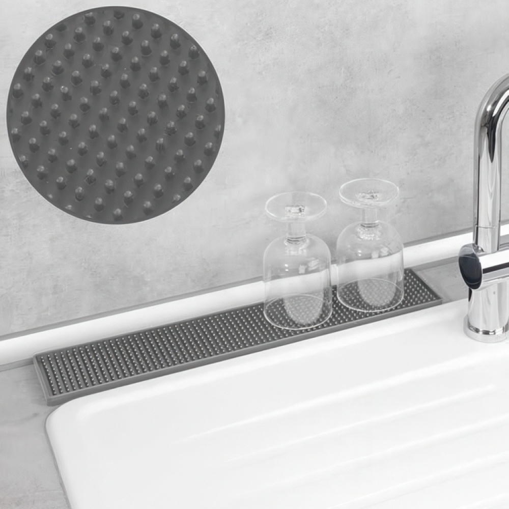 Torkmatta, Långsmal, CLASSIC DRAIN MAT SLIM, 42 x 8 cm i gruppen Förvaring / Köksförvaring / Diskställ och diskbänk hos SmartaSaker.se (42979)