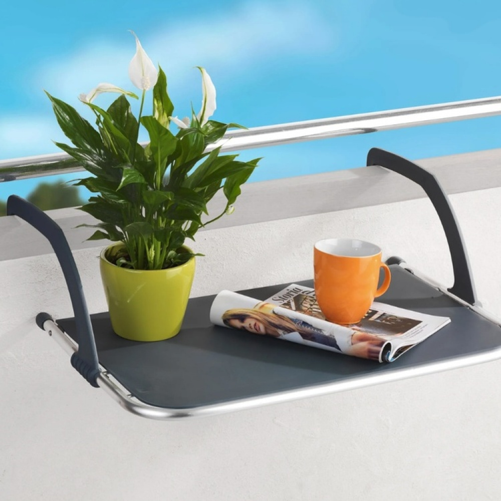 Torkställning / Balkongbord, CLEVER DRYING RACK, 3 m, Silver / Grå i gruppen Förvaring / Tvätt och tork / Torkställningar hos SmartaSaker.se (42980)