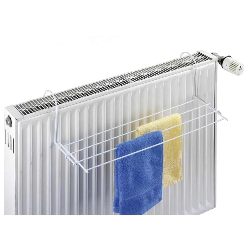 Torkställning för element & balkong, WÄSCHENTROCKNER, 59 x 16 cm, Vit i gruppen Förvaring / Tvätt och tork / Torkställningar hos SmartaSaker.se (42981)