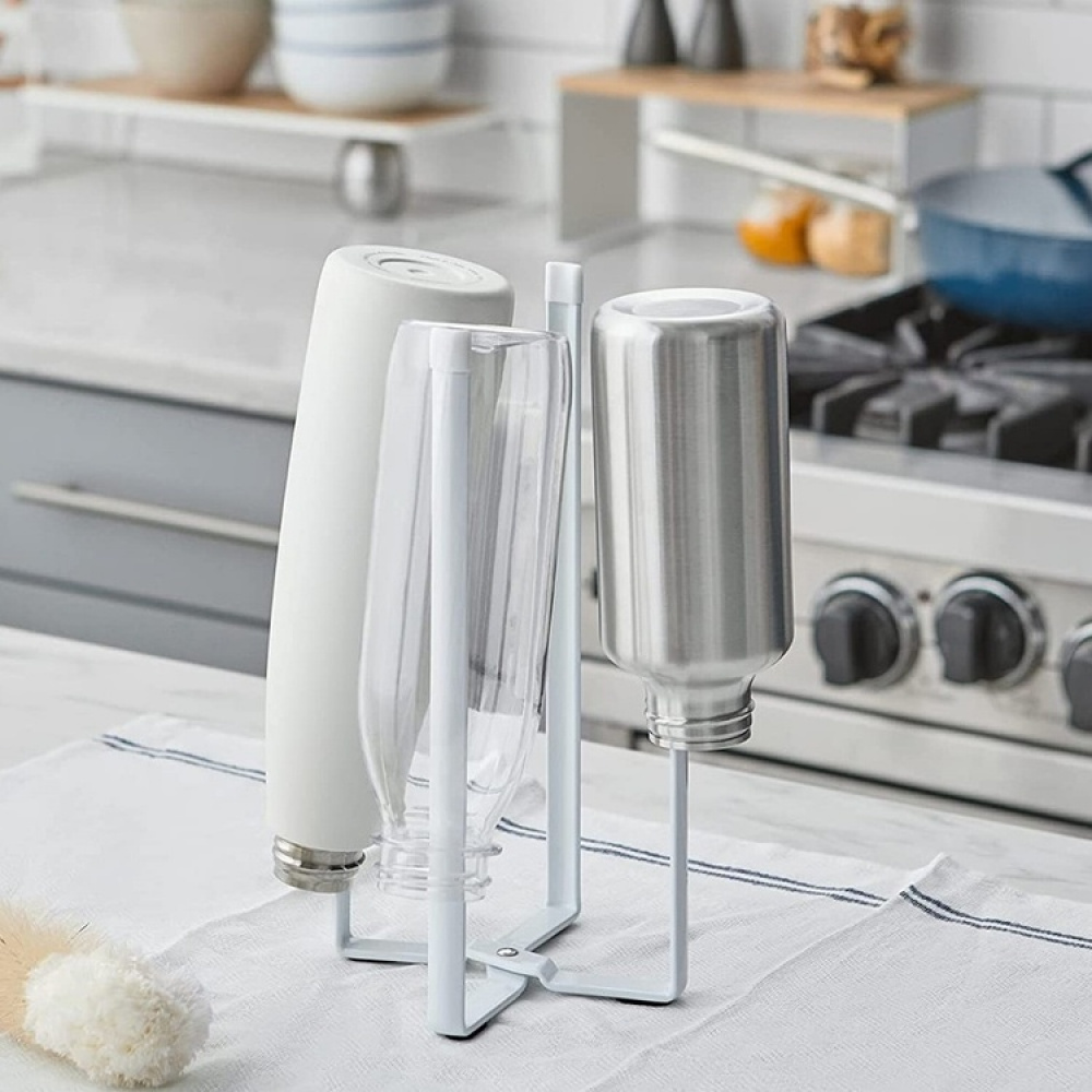 Torkställning för flaskor, Hopfällbar, TOWER BOTTLE STAND, Yamazaki i gruppen Förvaring / Köksförvaring / Diskställ och diskbänk hos SmartaSaker.se (42987)