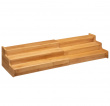 Trappstegshylla i 3 plan, Utdragbar, STRETCH BAMBOO RACK, 31 till 50 cm, Natur