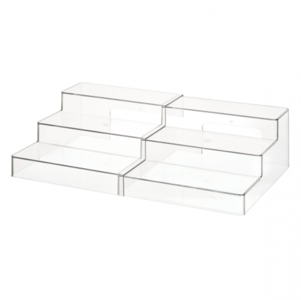 Trappstegshylla i 3 plan, Utdragbar, THE HOME EDIT 3-TIER SHELF, 27 till 49 cm, Klar i gruppen Förvaring / Köksförvaring / Organisera köksskåp hos SmartaSaker.se (42997)