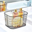 Trådkorg, VIENNA LARGE VANITY BASKET, 24 x 19 x H 19 cm, Svart Trådkorg, VIENNA LARGE VANITY BASKET, 24 x 19 x H 19 cm, Svart