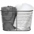 Trådkorg, VIENNA LARGE VANITY BASKET, 24 x 19 x H 19 cm, Svart Trådkorg, VIENNA LARGE VANITY BASKET, 24 x 19 x H 19 cm, Svart
