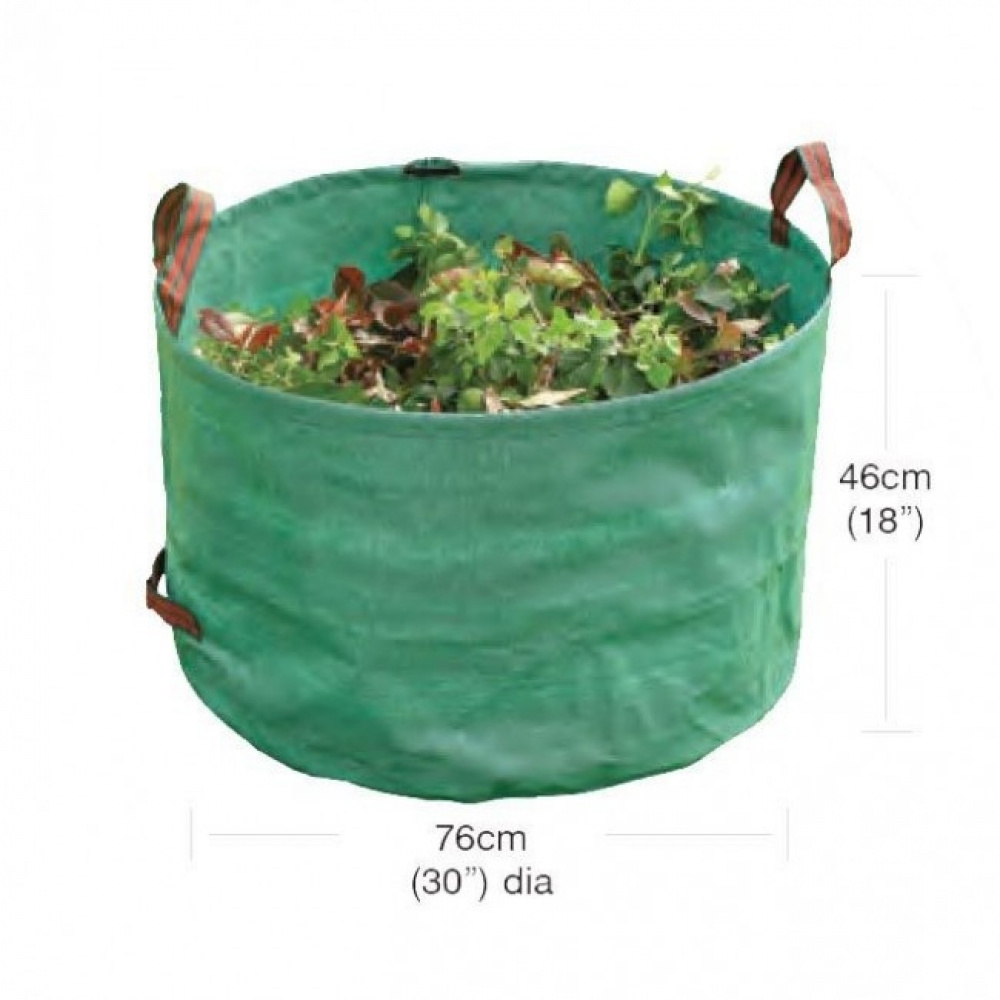Trädgårdssäck, HEAVY DUTY Garland, Large, Ã˜76 x H46cm, grön i gruppen Förvaring / Förråd- och garageförvaring / Korgar och hinkar hos SmartaSaker.se (43006)