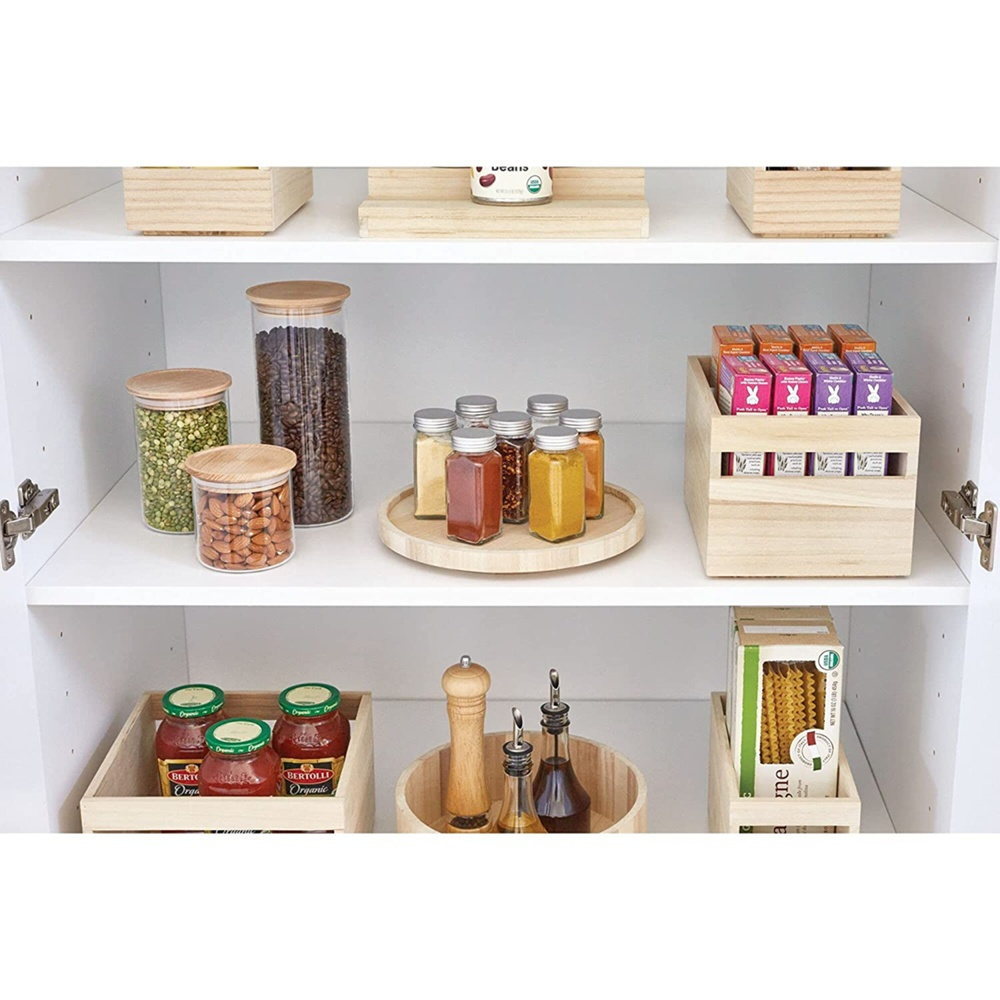 Trälåda, Medium, PAULOWNIA ECO WOOD BOX M, 19 x 25,4 x H 15,2 cm, Natur i gruppen Förvaring / Förvaringslådor hos SmartaSaker.se (43019)