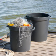 Tunna med Handtag, 45 Liter, WATER BARREL, 42 x 51 x H 46 cm, Svart Tunna med Handtag, 45 Liter, WATER BARREL, 42 x 51 x H 46 cm, Svart