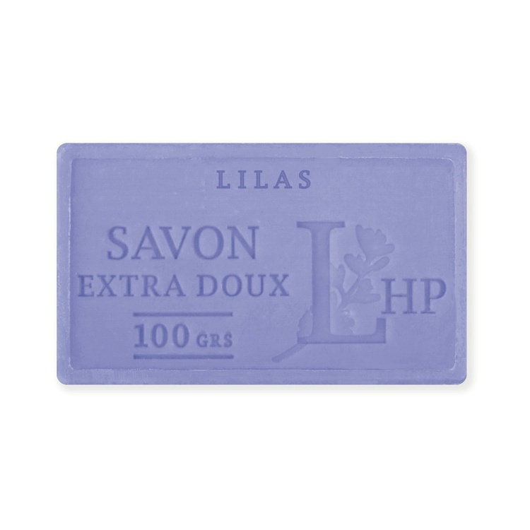 Tvål med Doft av Lilja, 100 g, SAVON DE MARSEILLE LILAS, 8,5 x 5 x H 2,5 cm, Lila i gruppen Tillbehör och liknande hos SmartaSaker.se (43035)