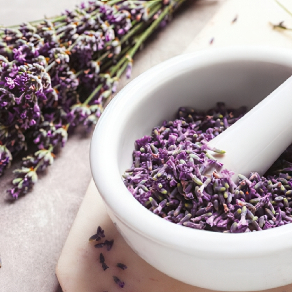 Tvål med Lavendeldoft, 100 g, SAVON DE MARSEILLE LAVANDE DE PROVENCE, 8,5 x 5 x H 2,5 cm, Lila i gruppen Förvaring hos SmartaSaker.se (43046)