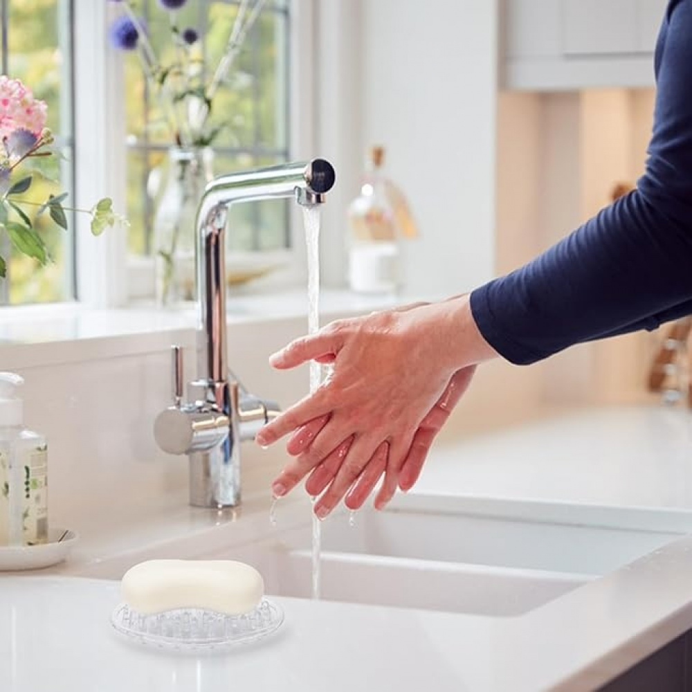 Tvålfat med piggar, Självdränerande, SOAP SAVER, Klar i gruppen Förvaring / Badrumsförvaring hos SmartaSaker.se (43061)