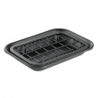 Tvålkopp i metall, Självdränerande, GIA SOAP DISH, 14,5 x 10 x H 2 cm, Matt svart Tvålkopp i metall, Självdränerande, GIA SOAP DISH, 14,5 x 10 x H 2 cm, Matt svart