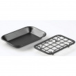 Tvålkopp i metall, Självdränerande, GIA SOAP DISH, 14,5 x 10 x H 2 cm, Matt svart Tvålkopp i metall, Självdränerande, GIA SOAP DISH, 14,5 x 10 x H 2 cm, Matt svart