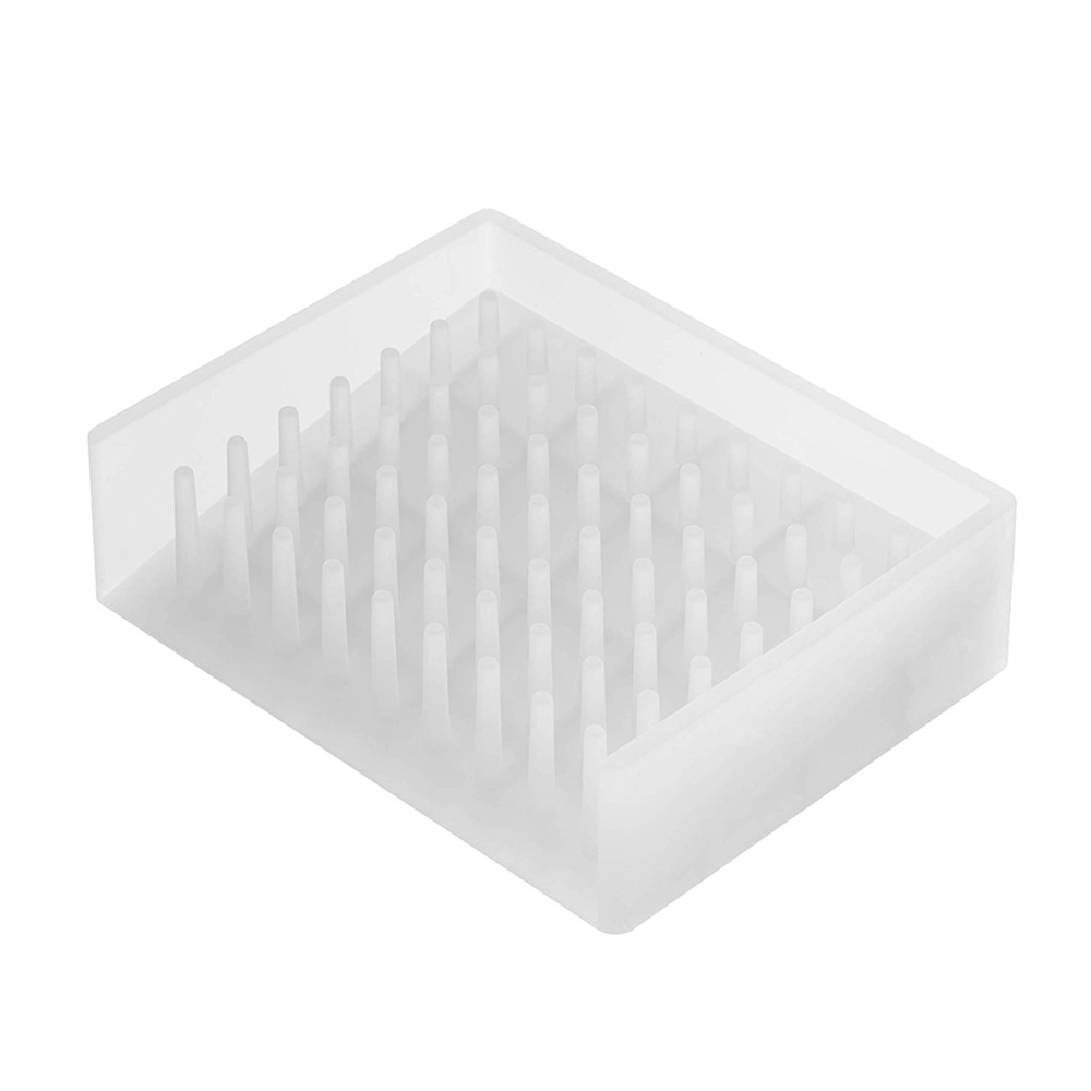 Tvålkopp i silikon, FLOAT, 8,5 x 11 x H 3 cm, Yamazaki, Vit i gruppen Förvaring / Badrumsförvaring hos SmartaSaker.se (43066)