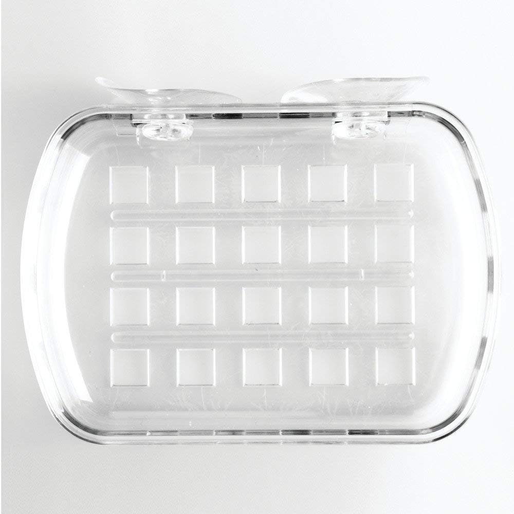 Tvålkopp med sugpropp, SUCTION SOAP DISH, 13 x 10 x H5 cm, Klar i gruppen Förvaring / Badrumsförvaring hos SmartaSaker.se (43067)