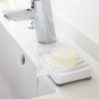 Tvålkopp, MIST SOAP TRAY, 11 x 10 x H 2,2 cm, Yamazaki, Vit Tvålkopp, MIST SOAP TRAY, 11 x 10 x H 2,2 cm, Yamazaki, Vit