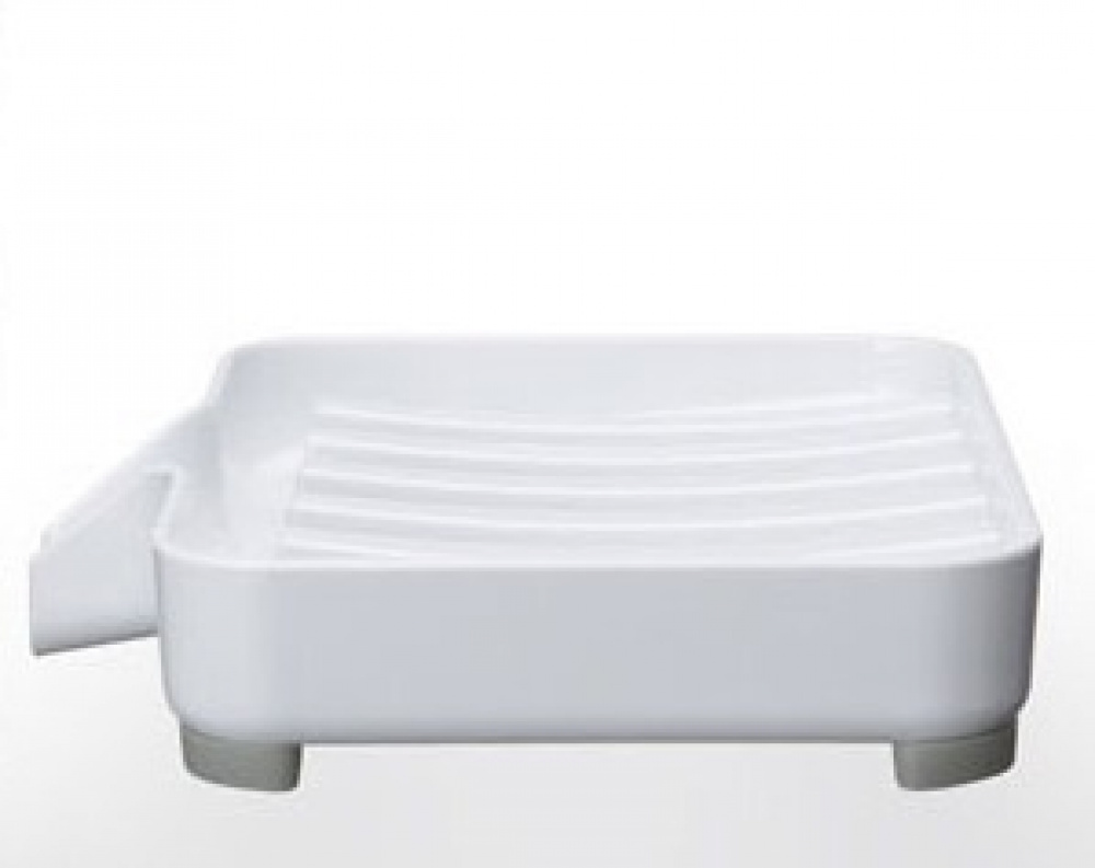 Tvålkopp, MIST SOAP TRAY, 11 x 10 x H 2,2 cm, Yamazaki, Vit i gruppen Förvaring / Badrumsförvaring hos SmartaSaker.se (43071)