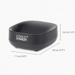 Tvålkopp, SLIM COMPACT, Joseph Joseph, 7,1 x 8,4 x H 3,6 cm, Svart Tvålkopp, SLIM COMPACT, Joseph Joseph, 7,1 x 8,4 x H 3,6 cm, Svart