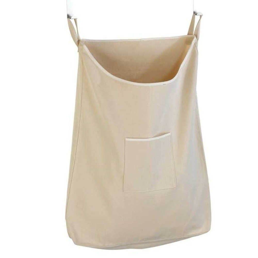 Tvättkorg över dörren, 65 L, CANGURO, 52 x 10 x H 81cm, Beige i gruppen Förvaring / Tvätt och tork / Tvättkorgar hos SmartaSaker.se (43083)