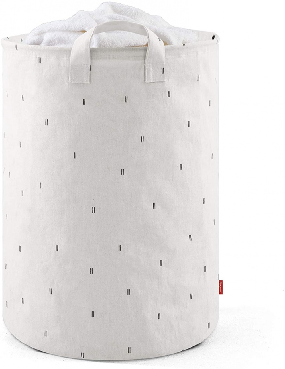 Tvättkorg / Förvaringssäck, CESTO PREMIUM, Ø 40 x H 55 cm, Offwhite i gruppen Förvaring / Tvätt och tork / Tvättkorgar hos SmartaSaker.se (43085)