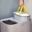 Tvättkorg 2-delad, Uttagbara säckar, 90 L, JOSEPH JOSEPH DUO TOTA, 56 x 39,5 x H 71 cm Tvättkorg 2-delad, Uttagbara säckar, 90 L, JOSEPH JOSEPH DUO TOTA, 56 x 39,5 x H 71 cm