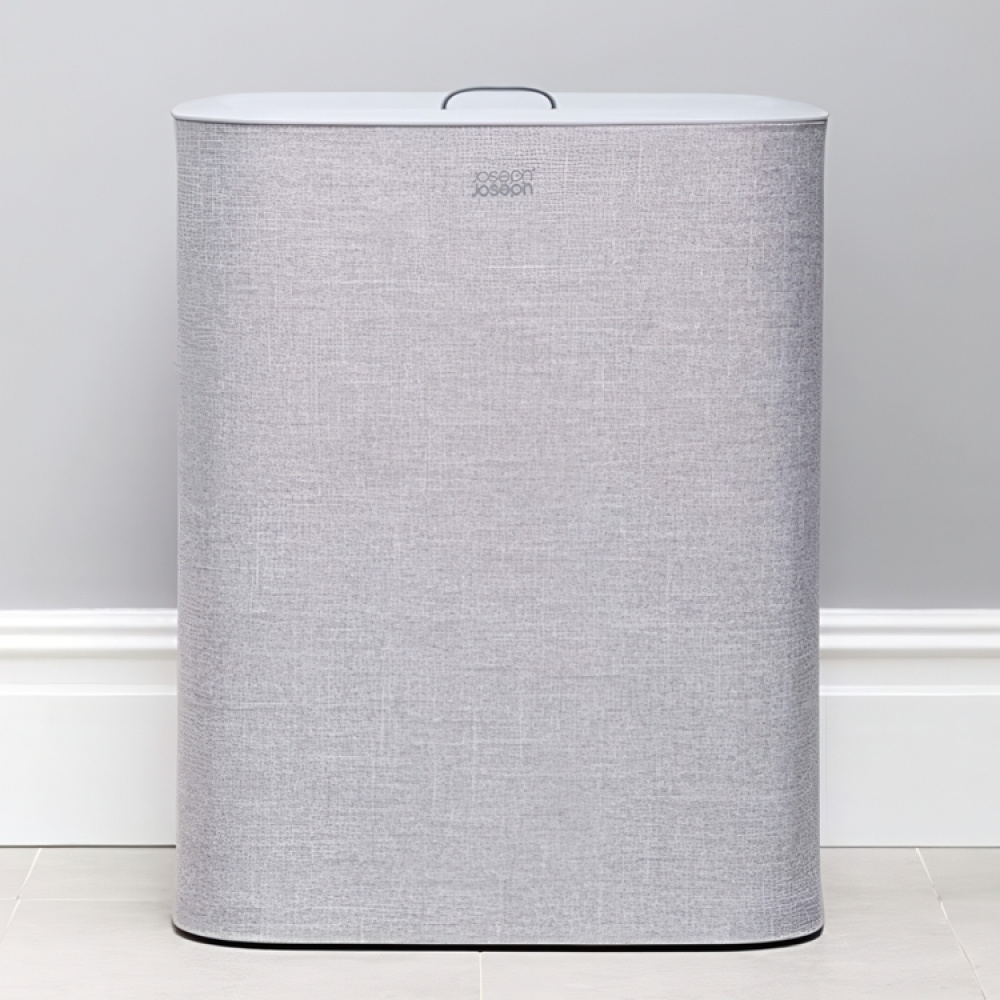 Tvättkorg 2-delad, Uttagbara säckar, 90 L, JOSEPH JOSEPH DUO TOTA, 56 x 39,5 x H 71 cm i gruppen Förvaring / Tvätt och tork / Tvättkorgar hos SmartaSaker.se (43087)
