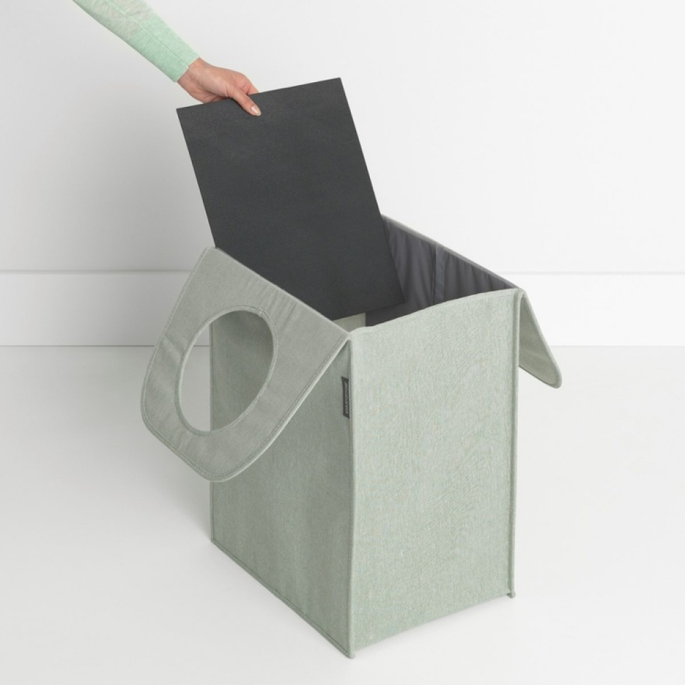 Tvättkorg med bärhandtag, 55 L, BRABANTIA RECTANGULAR, 29,5 x 40,5 x H 54 cm i gruppen Förvaring / Tvätt och tork / Tvättkorgar hos SmartaSaker.se (43096)
