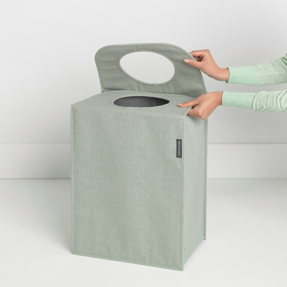 Tvättkorg med bärhandtag, 55 L, BRABANTIA RECTANGULAR, 29,5 x 40,5 x H 54 cm i gruppen Förvaring / Tvätt och tork / Tvättkorgar hos SmartaSaker.se (43096)