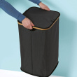 Tvättkorg med lock 73L