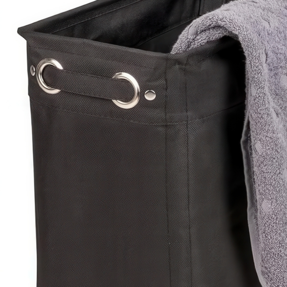 Tvättkorg på hjul, Extra Smal, CORNO, PRIME 18,5 x 40 x H 60 cm, Svart i gruppen Förvaring / Tvätt och tork / Tvättkorgar hos SmartaSaker.se (43102)