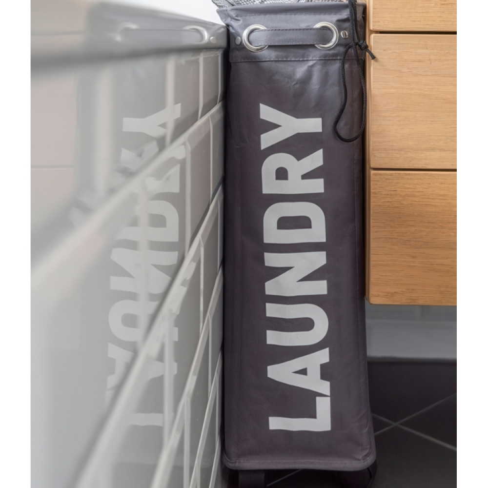Tvättkorg på hjul, Extra Smal, LAUNDRY, 18,5 x 40 x H 60 cm i gruppen Förvaring / Tvätt och tork / Tvättkorgar hos SmartaSaker.se (43103)