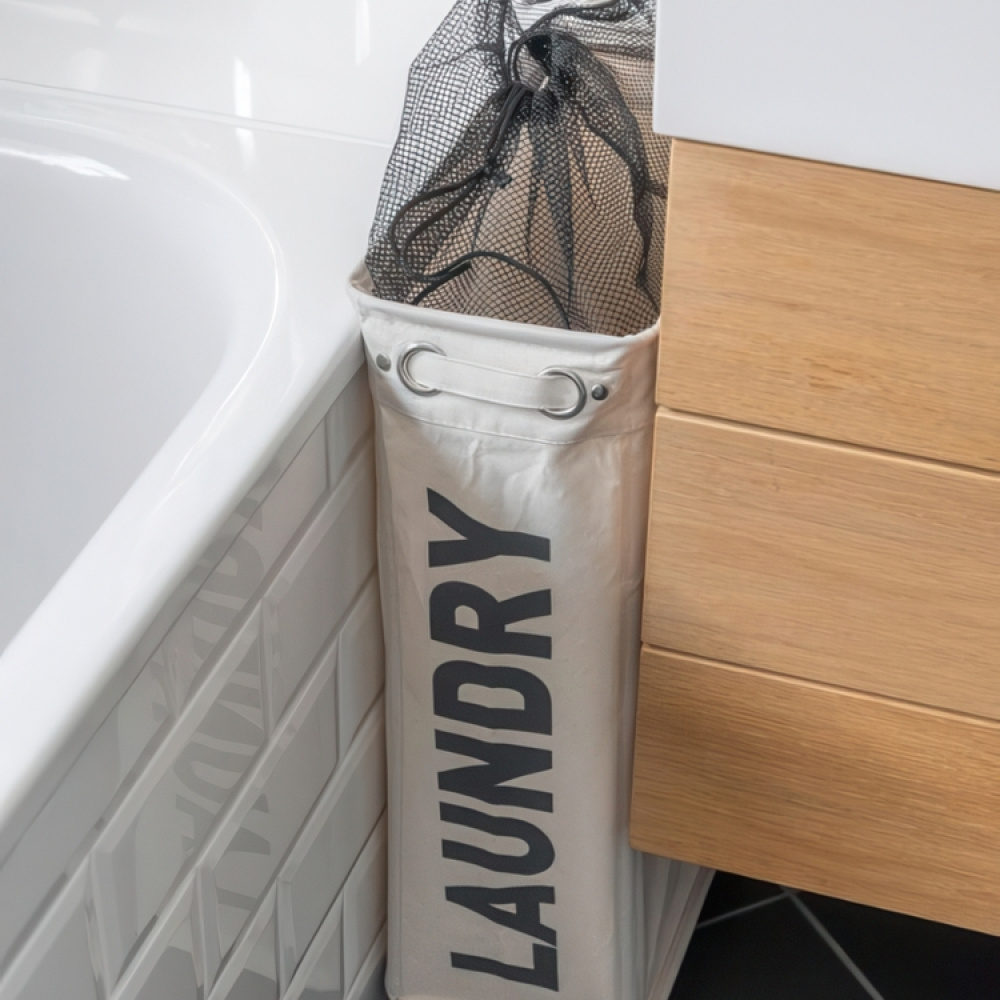 Tvättkorg på hjul, Extra Smal, LAUNDRY, 18,5 x 40 x H 60 cm i gruppen Förvaring / Tvätt och tork / Tvättkorgar hos SmartaSaker.se (43103)