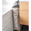 Tvättkorg på hjul, Extra Smal, LAUNDRY, 18,5 x 40 x H 60 cm Tvättkorg på hjul, Extra Smal, LAUNDRY, 18,5 x 40 x H 60 cm