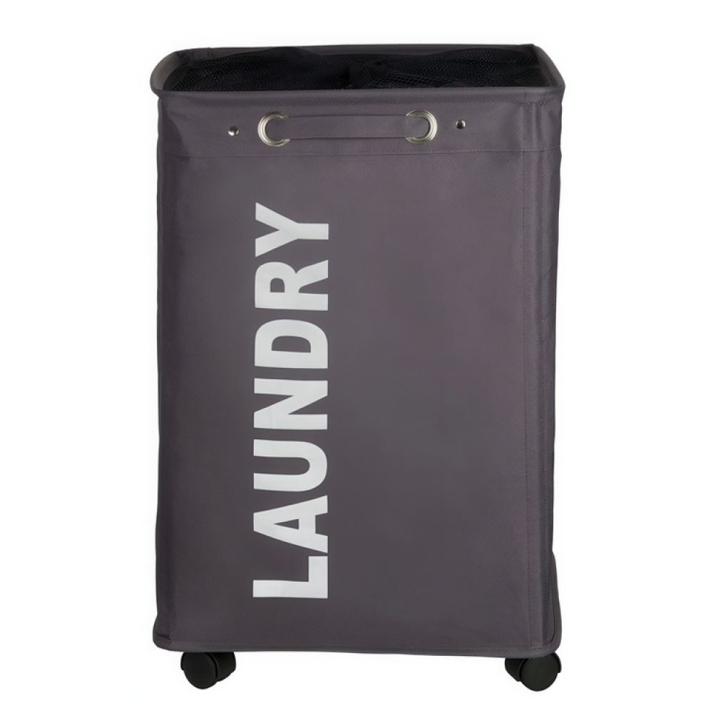 Tvättkorg på hjul, LAUNDRY, 40 x 33 x H 60 cm i gruppen Förvaring / Tvätt och tork / Tvättkorgar hos SmartaSaker.se (43104)