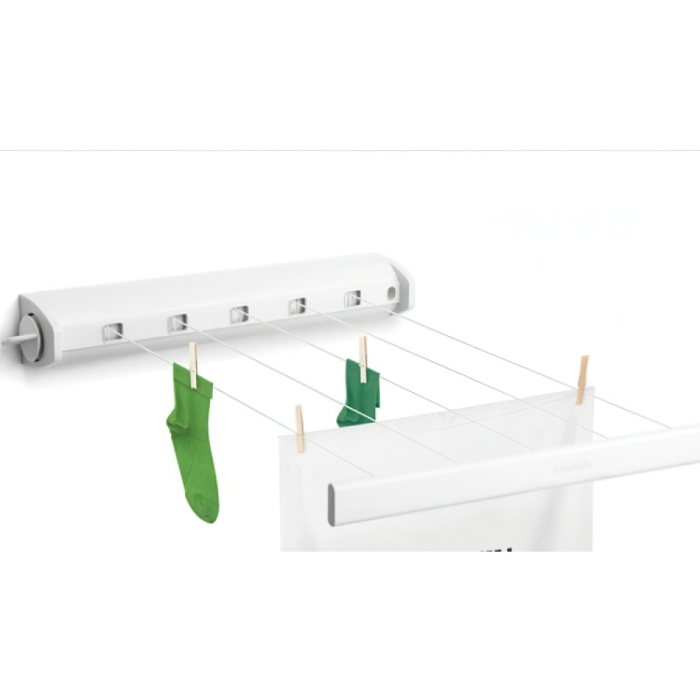 Tvättlinor, 22m, Dra-ut, BRABANTIA PULL-OUT i gruppen Förvaring / Tvätt och tork / Torkställningar hos SmartaSaker.se (43113)