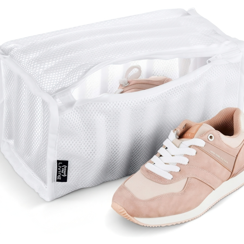 Tvättpåse för skor, LAVAGGIO SCARPE, 35x18 xH18 cm, vit i gruppen Förvaring / Tvätt och tork / Tvättpåsar hos SmartaSaker.se (43128)