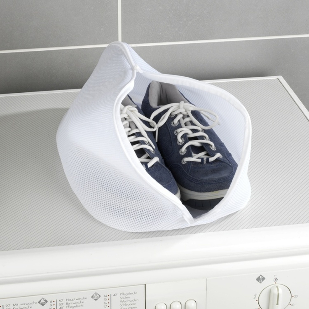 Tvättpåse för skor, SCHUH-WÄSCHENETZ, 23 x 40 x 23 cm, Vit i gruppen Förvaring / Tvätt och tork / Tvättpåsar hos SmartaSaker.se (43129)