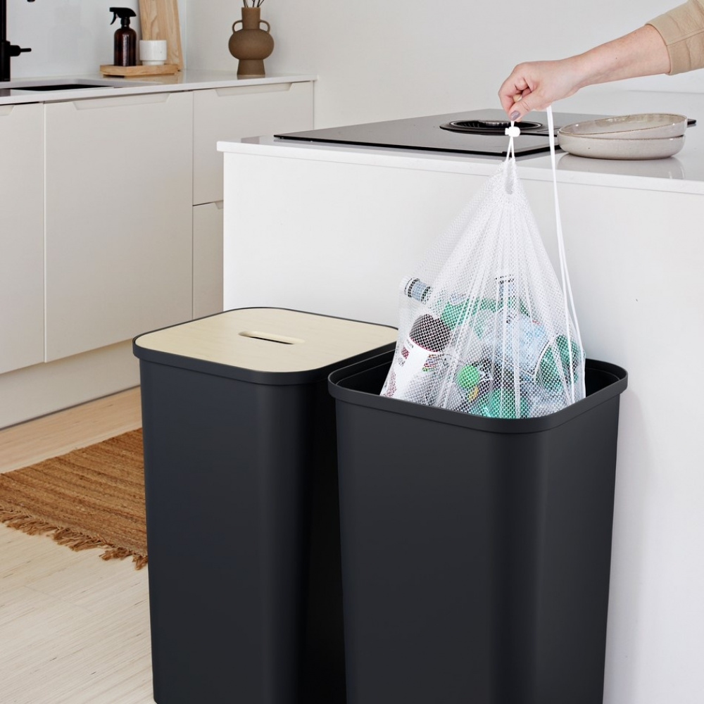 Tvättsäck nät, 53 L, LARGE MESH BAG, 64 x H 74 cm, Vit i gruppen Förvaring / Tvätt och tork / Tvättpåsar hos SmartaSaker.se (43139)