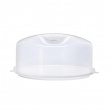 Tårtfat med lock / Tårtkupa, Bärbar, GASTROMAX, Ø 37 x H 16 cm , Transparent / Vit Tårtfat med lock / Tårtkupa, Bärbar, GASTROMAX, Ø 37 x H 16 cm , Transparent / Vit